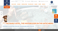 Desktop Screenshot of familienhotel-hinteregger.at